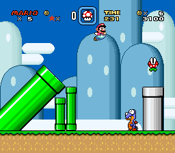Super Mario World (USA) In game screenshot